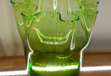 Vase mit Wellenrand